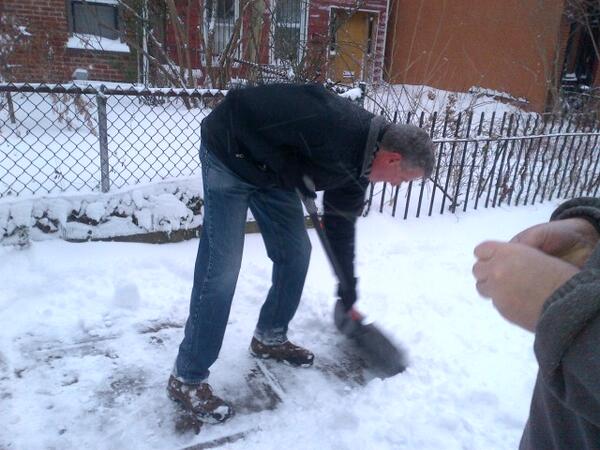 Shoveling